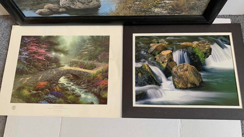 Photo 1 of THREE FOREST CREEK PRINTS 34” X 24”