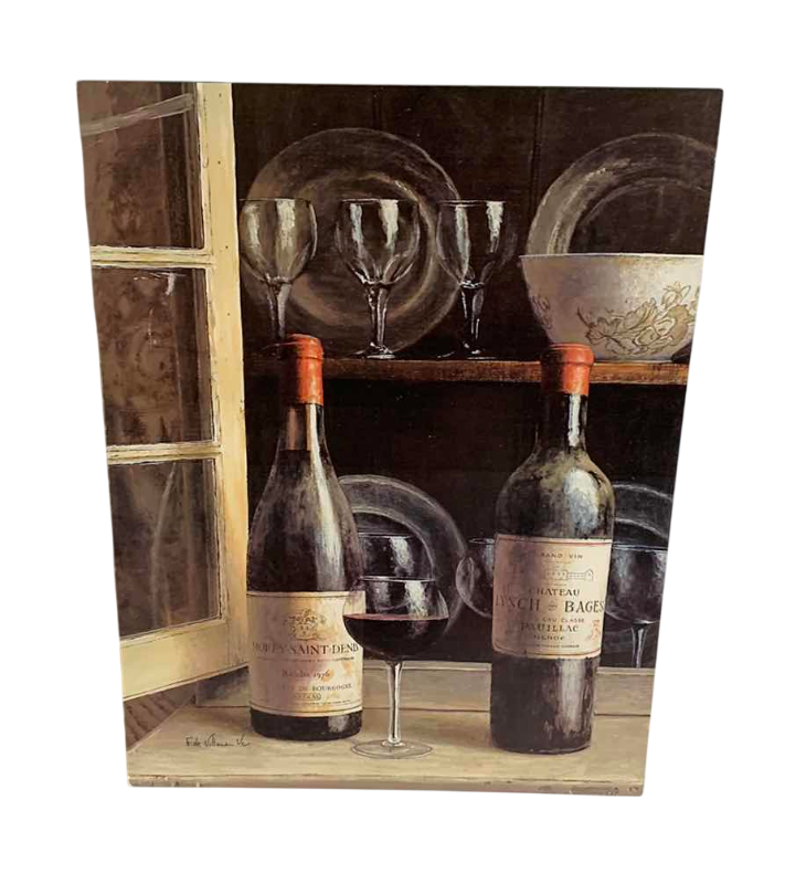 Photo 1 of WINE INSPIRED PRINT 24” X 32”