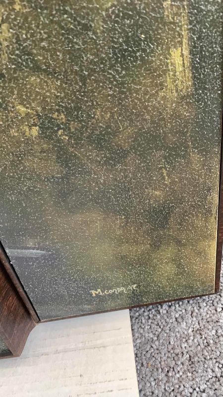 Photo 1 of OCEAN WAVES AND FOREST ARTWORK 27” X 21”