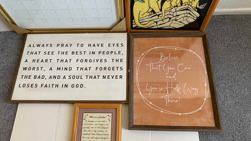 Photo 1 of INSPIRATIONAL AND HOME DECOR ARTWORK