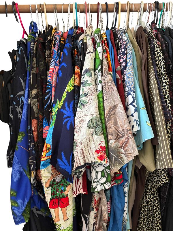 Photo 1 of CONTENTS OF CLOSET: SHIRTS SIZE 3X & PANTS SIZE 46-54 & TIES