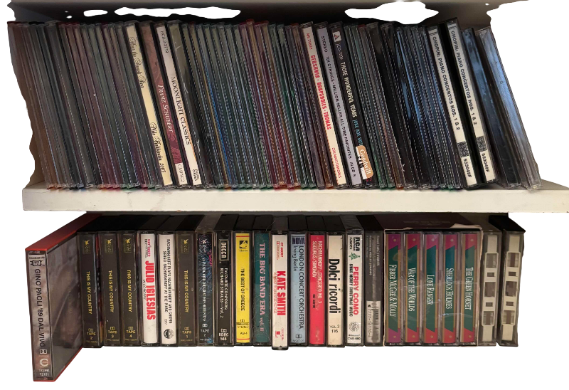 View 1 of COLLECTION OF MIXED MEDIA: CDS & CASSETTE TAPES