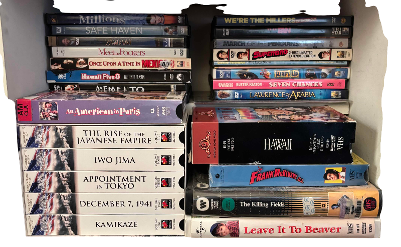 Photo 1 of COLLECTION OF DVD & VHS TAPES
