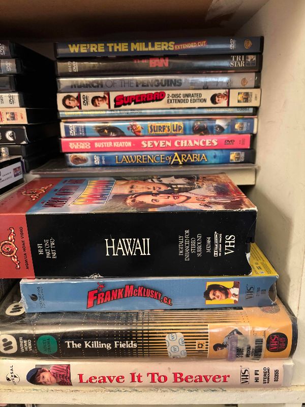 Photo 1 of COLLECTION OF DVD & VHS TAPES