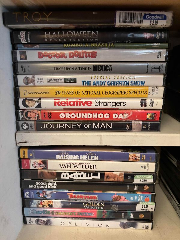 Photo 1 of COLLECTION OF DVDS