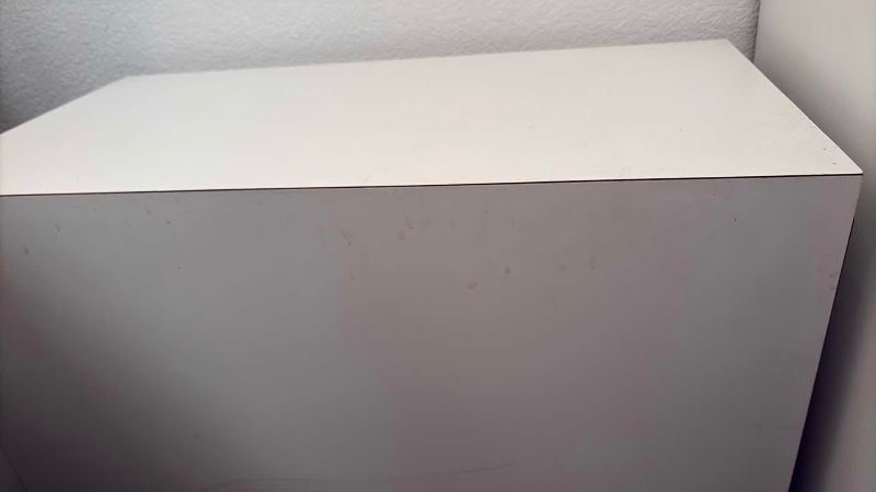 Photo 1 of WHITE LAMINATE STAND 22”X11.5”H16”