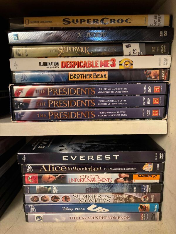 Photo 1 of COLLECTION OF DVDS