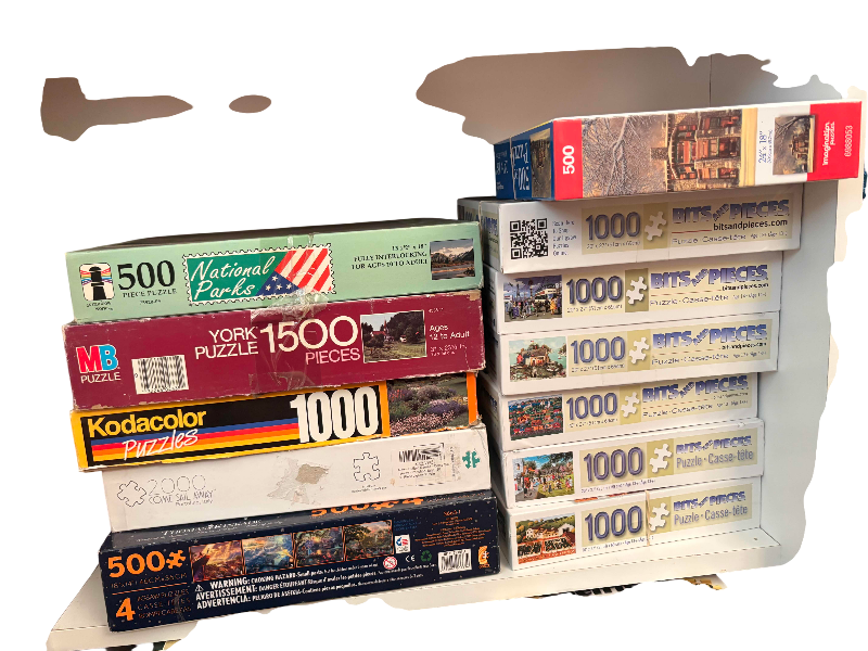 Photo 1 of (12)PCS PUZZLES