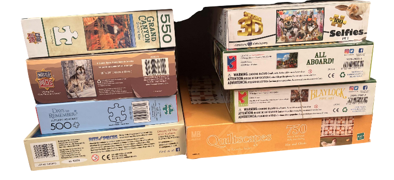 Photo 1 of (8)PCS PUZZLES