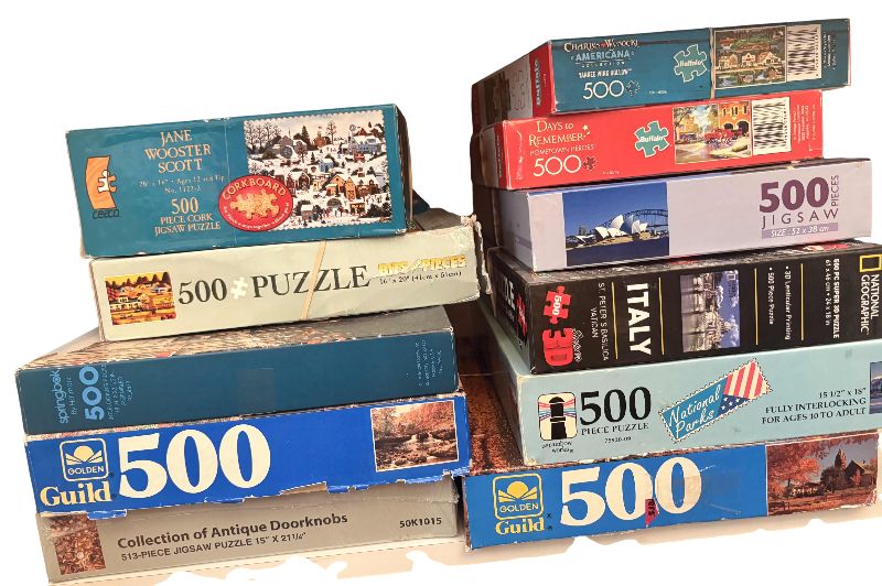 Photo 1 of (11)PCS PUZZLES