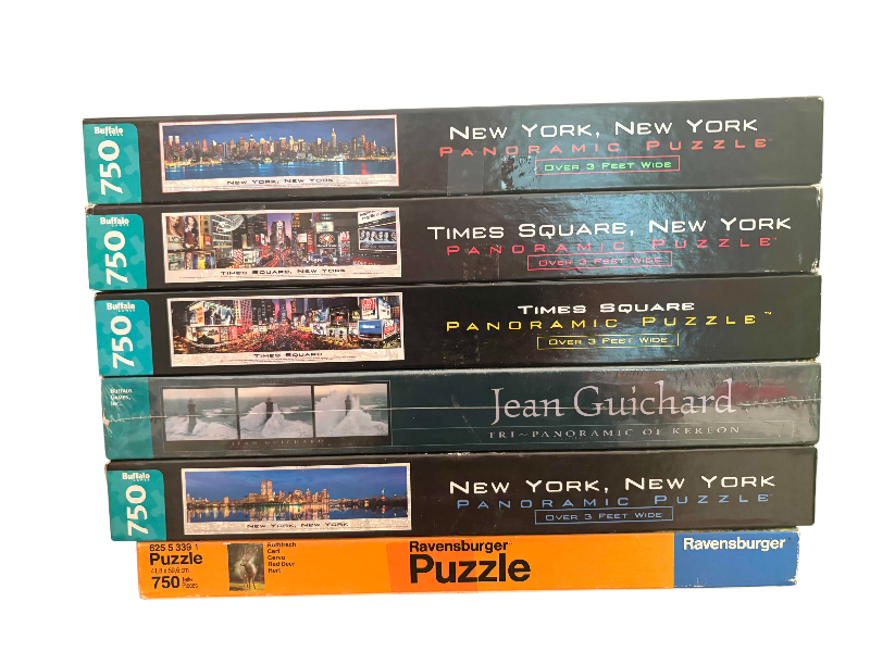 Photo 1 of (6)PCS BUFFALO PUZZLES