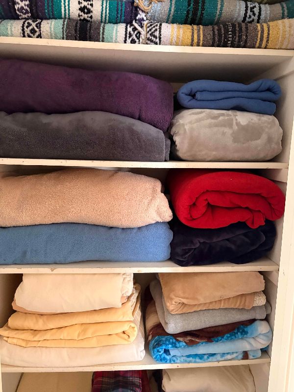 Photo 1 of HALLWAY CLOSET LINENS - MEXICAN BLANKETS & WEARABLE BLANKETS