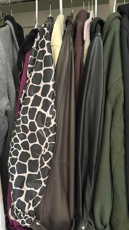 Photo 1 of CONTENTS OF HALLWAY CLOSET WOMENS JACKETS SIZE XL-1XL