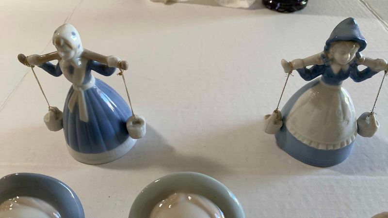 Photo 1 of FIVE PORCELAIN FIGURES