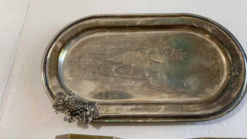 Photo 1 of CANDLESTICKS AND SERVICE TRAY