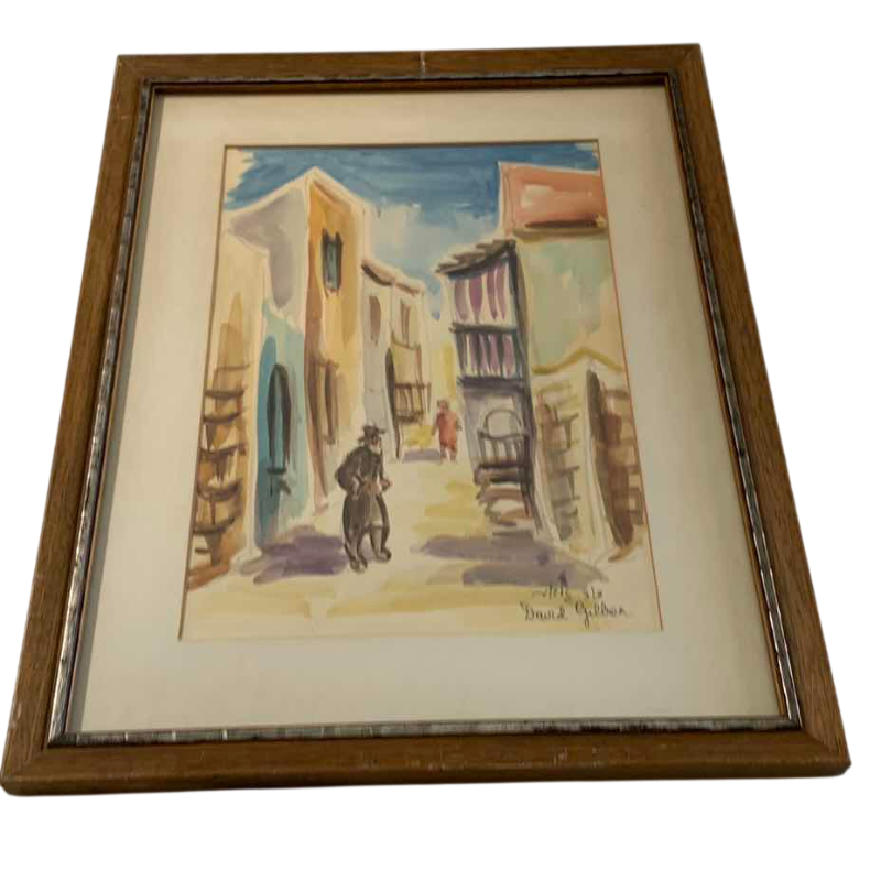 Photo 1 of VINTAGE STREET SCENE BY DAVID GILBOA SIGNED AND NUMBERED 3/3 18” X 14”