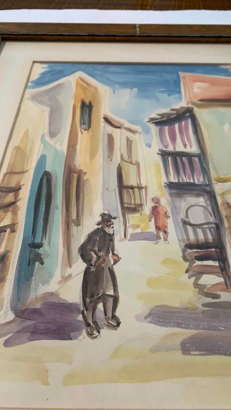 Photo 1 of VINTAGE STREET SCENE BY DAVID GILBOA SIGNED AND NUMBERED 3/3 18” X 14”