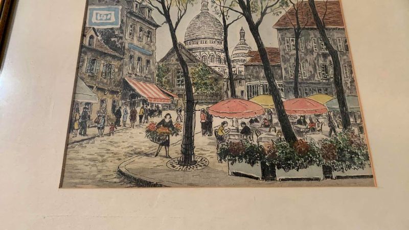 Photo 1 of VINTAGE CHRIS LEBEAU PRINT 16” X 13”
