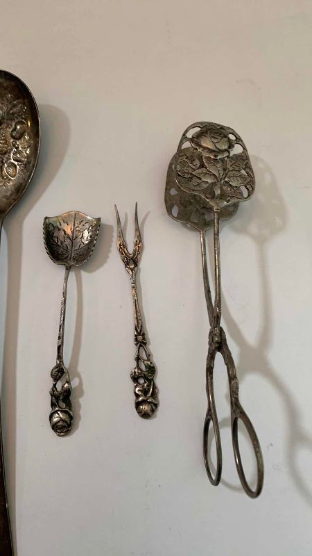 Photo 1 of SILVER PLATED SERVICE WARE