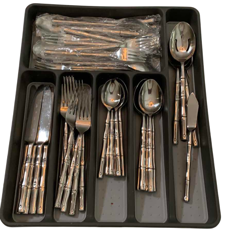Photo 1 of HAMPTON SILVERSMITH STAINLESS STEEL CUTLERY SET