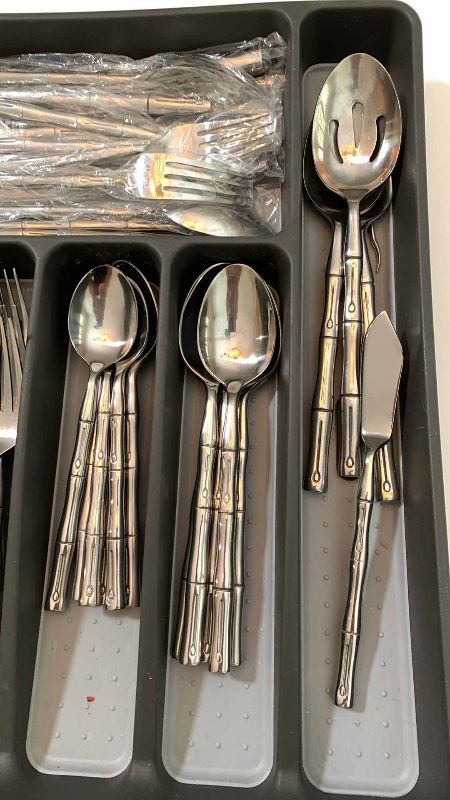 Photo 1 of HAMPTON SILVERSMITH STAINLESS STEEL CUTLERY SET
