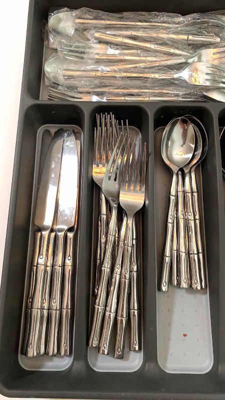 Photo 1 of HAMPTON SILVERSMITH STAINLESS STEEL CUTLERY SET