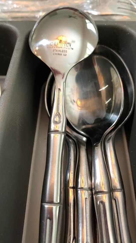 Photo 1 of HAMPTON SILVERSMITH STAINLESS STEEL CUTLERY SET