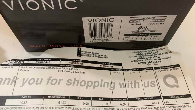 Photo 1 of WOMENS VIONIC ORTHAHEEL SANDALS SIZE 5
