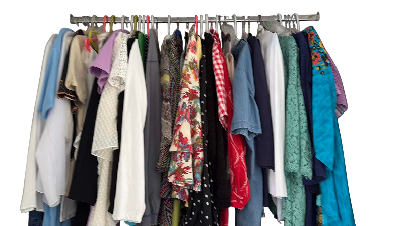 Photo 1 of CONTENTS OF GARAGE STORAGE WOMENS CLOTHING SHIRTS Xl-2XL