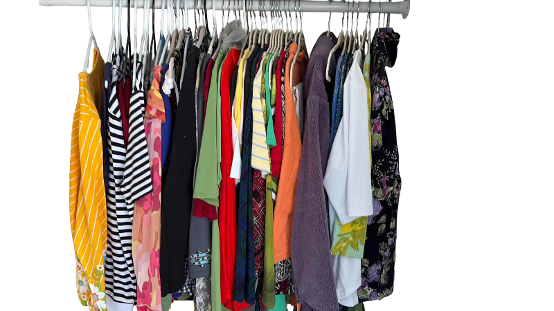 Photo 1 of CONTENTS OF GARAHE STORAGE WOMENS CLOTHING XL-2XL