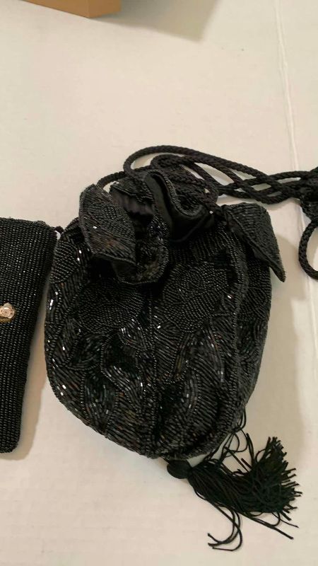Photo 1 of TWO BEADED EVENING BAGS