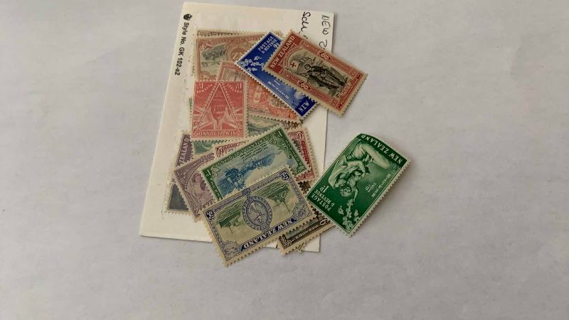 Photo 1 of NEW ZEALAND 1946 THE ROYAL FAMILY STAMPS