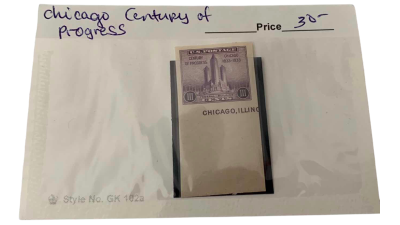 Photo 1 of UNITED STATES 1933 CENTURY OF PROGRESS STAMP