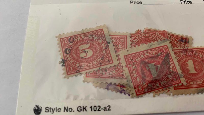 Photo 1 of UNITED STATES 1917 ASSORTED CENT INTERNAL REVENUE STAMPS