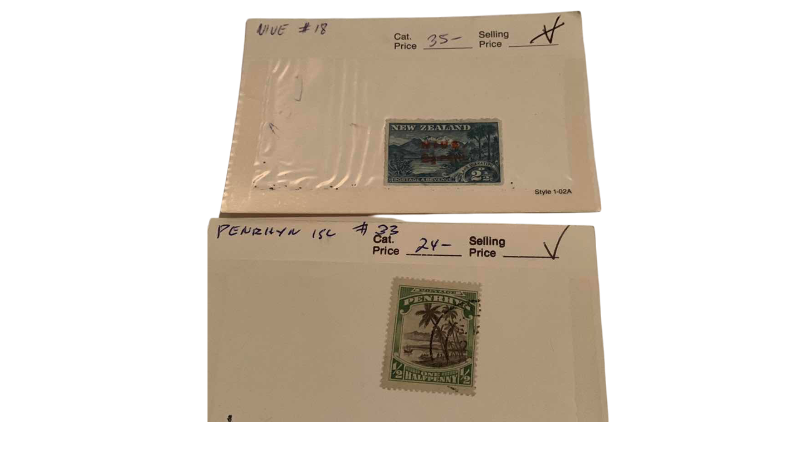 Photo 1 of NEW ZEALAND 1927 AND PENRHYN 1927 CAPTAIN COOK STAMPS