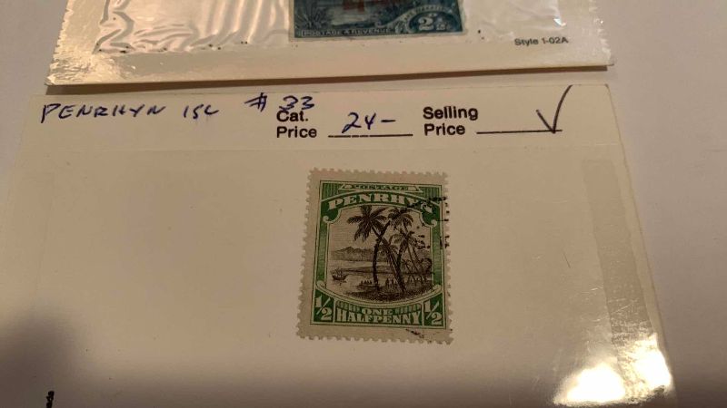 Photo 1 of NEW ZEALAND 1927 AND PENRHYN 1927 CAPTAIN COOK STAMPS