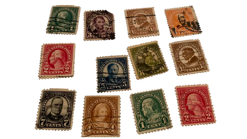 Photo 1 of UNITED STATES ASSORTED 1920’S DEFINITIVE SERIES STAMPS