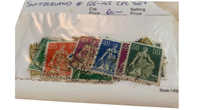 Photo 1 of SWITZERLAND 1907 STAMPS SET