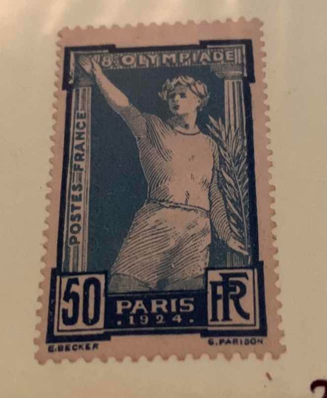 Photo 1 of FRANCE 1924 OLYMPIC STAMP