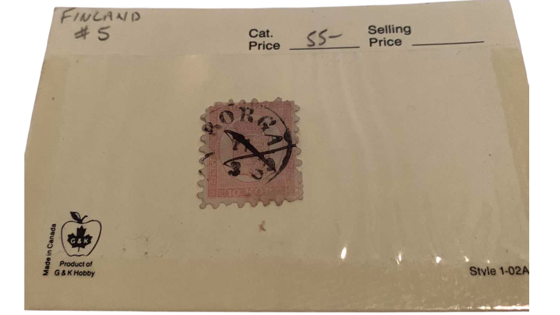 Photo 1 of FINLAND 1889 10 KOPEK RUSSIAN ADMINISTRATION PERIOD STAMP