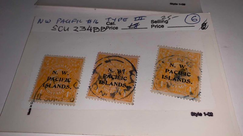 Photo 1 of NORTH WEST PACIFIC ISLANDS 1915 AUSTRALIAN OCCUPATION STAMPS