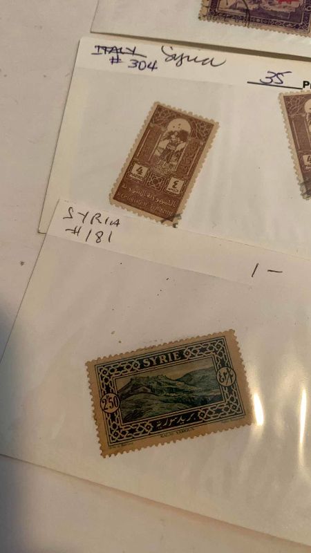 Photo 1 of SYRIAN POSTAGE STAMPS 1930 1945