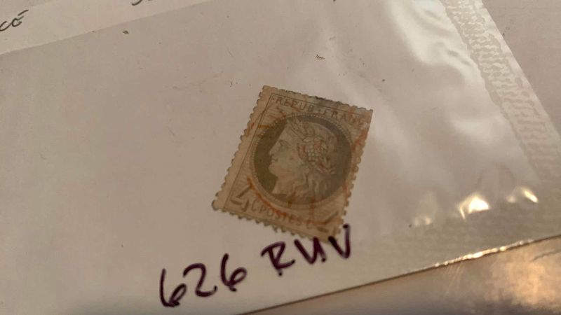 View 2 of FRANCE 1870 4 CENTIME CERES STAMP