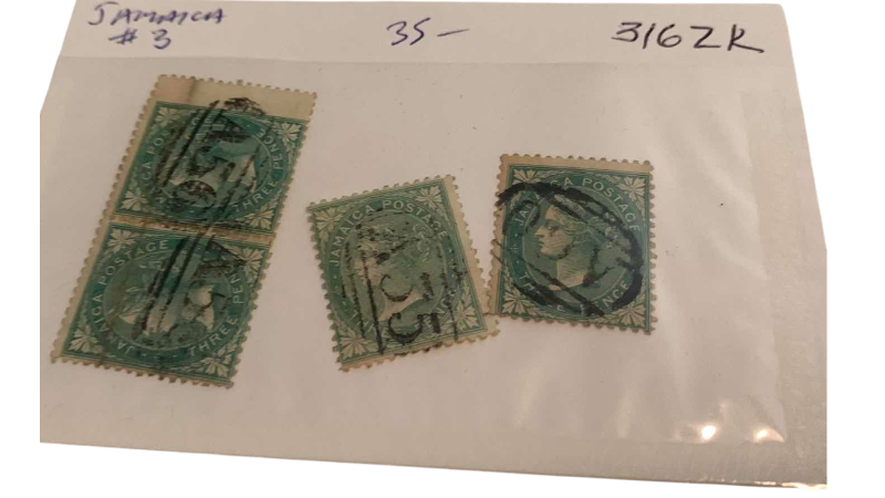 Photo 1 of JAMAICA 1890 QUEEN VICTORIA STAMP