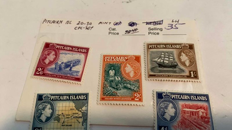 Photo 1 of PITCAIRN ISLANDS 1957 STAMPS