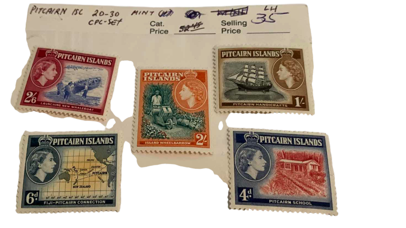 Photo 1 of PITCAIRN ISLANDS 1957 STAMPS