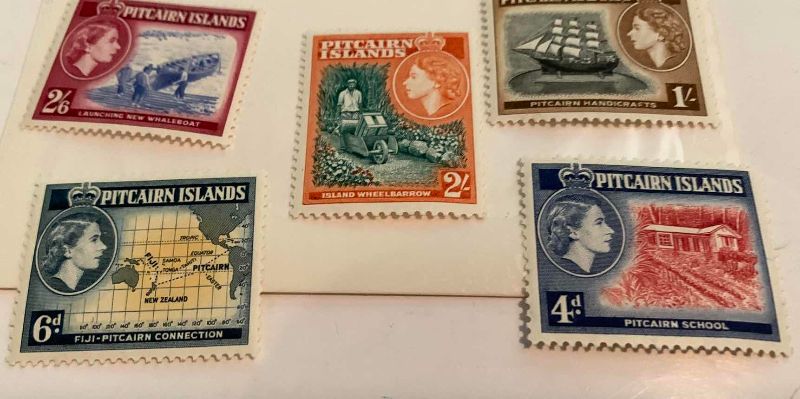 Photo 1 of PITCAIRN ISLANDS 1957 STAMPS