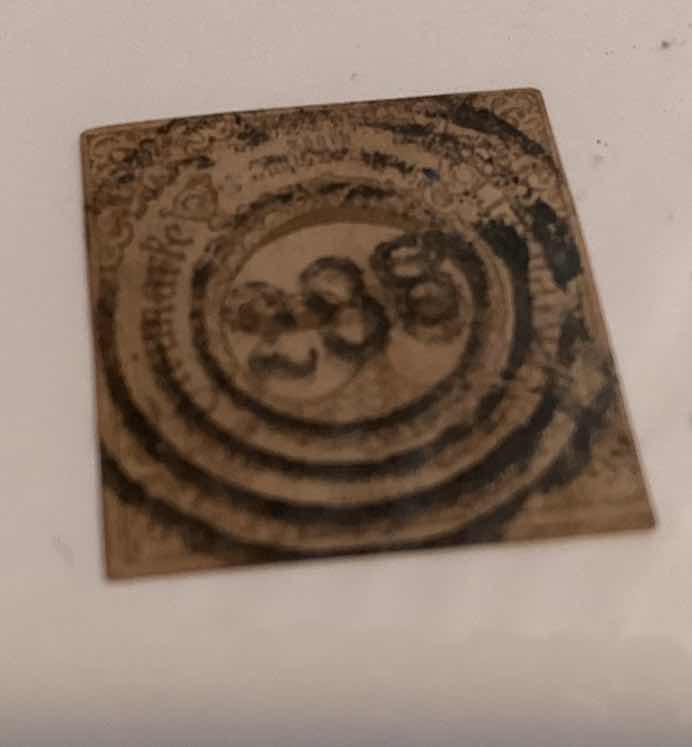Photo 1 of THURN AND TAXIS POSTAGE STAMP