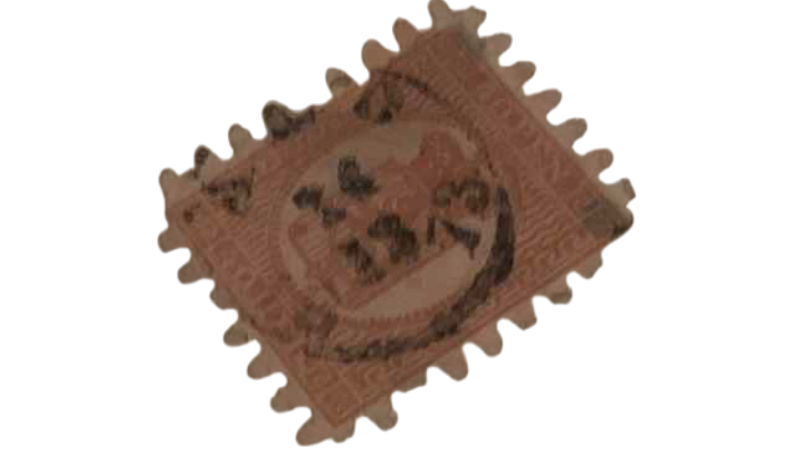 Photo 1 of FINLAND 1866 COAT OF ARMS STAMP
