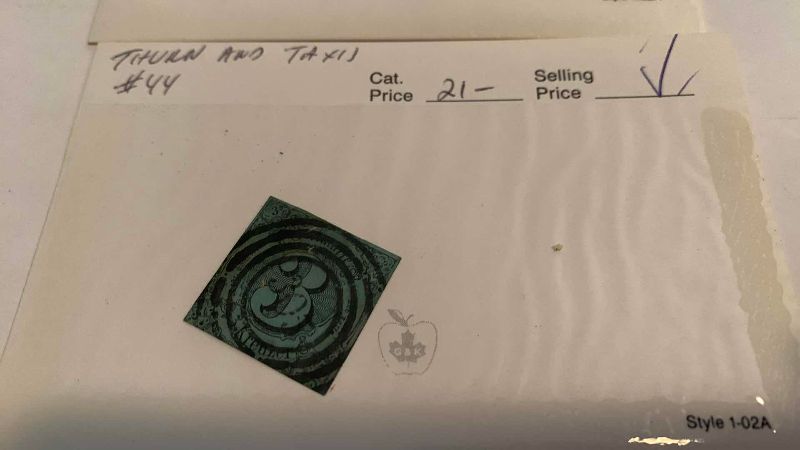 Photo 1 of THURN AND TAXIS 1852 KREUZER STAMPS